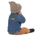 Baby/Toddler Embroidered Organic Denim Jacket